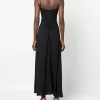 Kjole Maxi Sort Forte Forte - Bilde 3