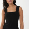 Classic Square Neck Cami Black Ribkoff