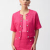 Bouclé Kort Jakke Pink Joseph Ribkoff - Bilde 2