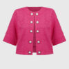 Bouclé Kort Jakke Pink Joseph Ribkoff