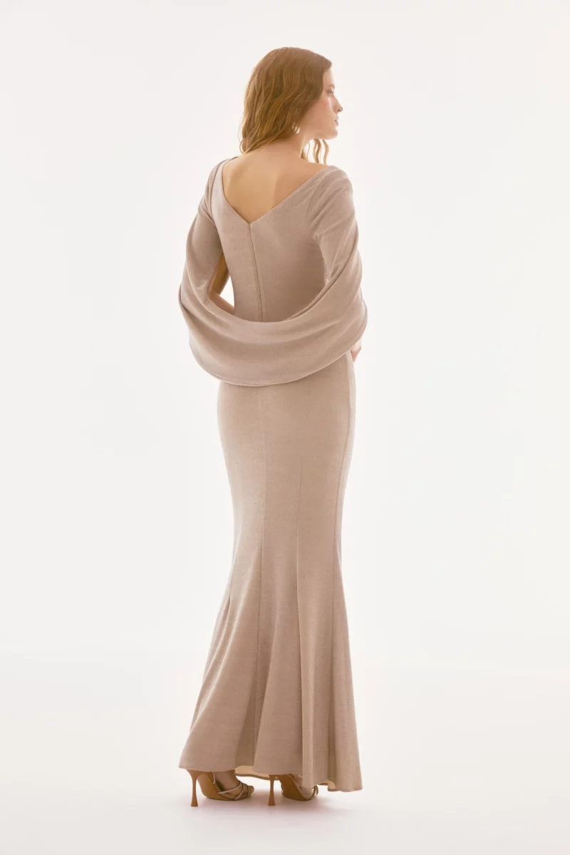 Signature | Lurex Champagne Gown Joseph Ribkoff - Bilde 4