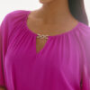 Kjole Chiffon Belted Lilla Joseph Ribkoff - Bilde 5