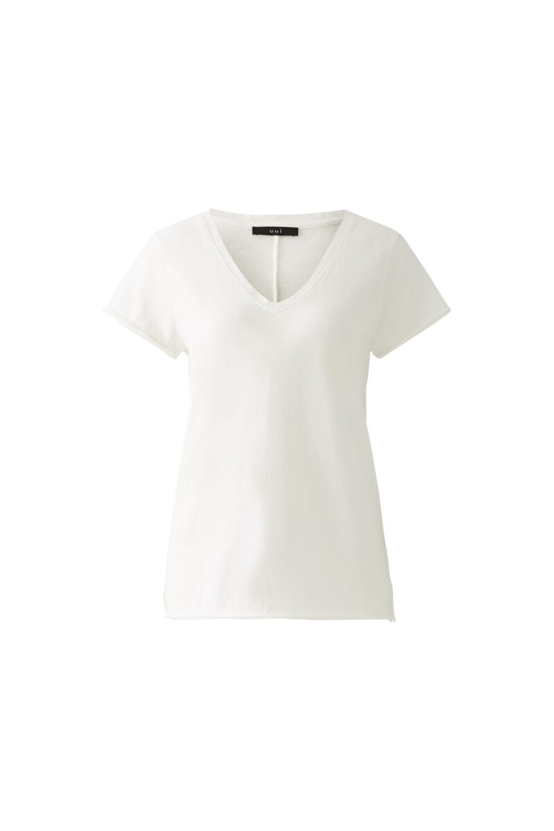T-shirt Basic Offwhite Oui