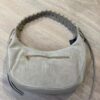 Veske Sadle Suede Taupe - Bilde 2