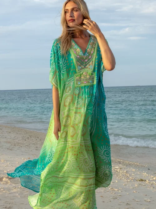 Kaftan Tessa Green Miss June