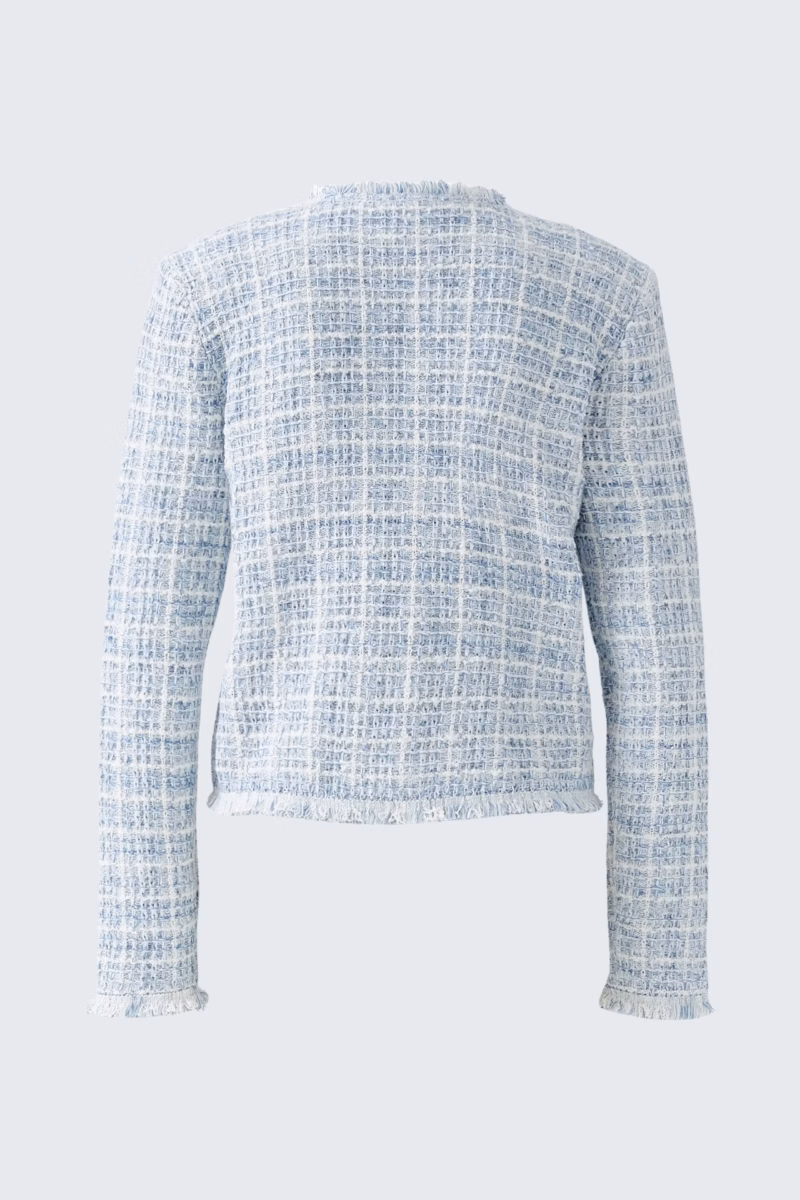 Jakke Light Blue Oui - Bilde 3