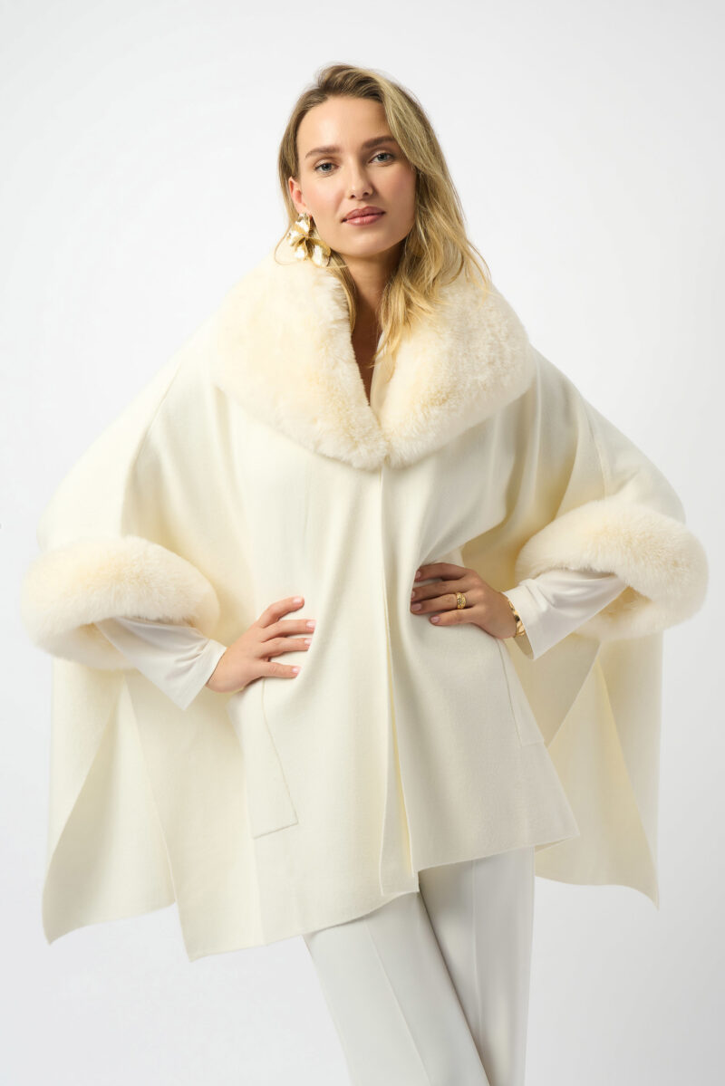 Cape One Size Offwhite Joseph Ribkoff