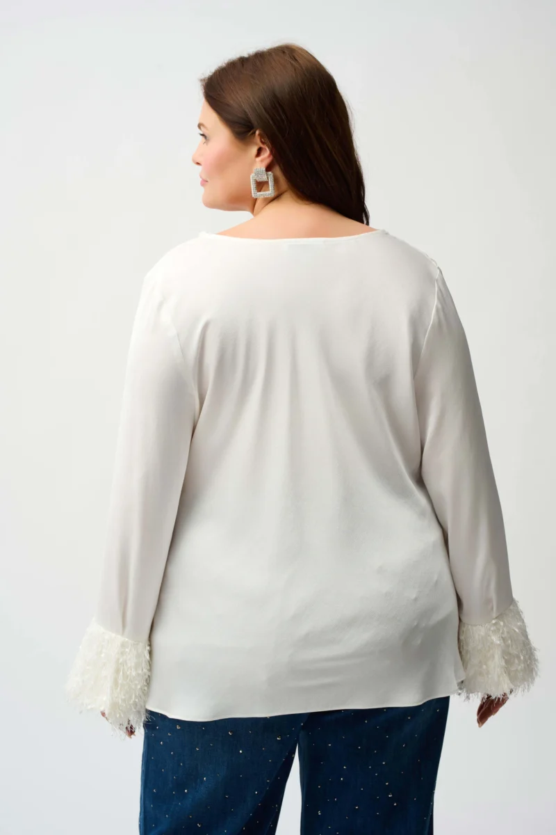 Bluse Hvit Sateng Joseph Ribkoff - Bilde 8