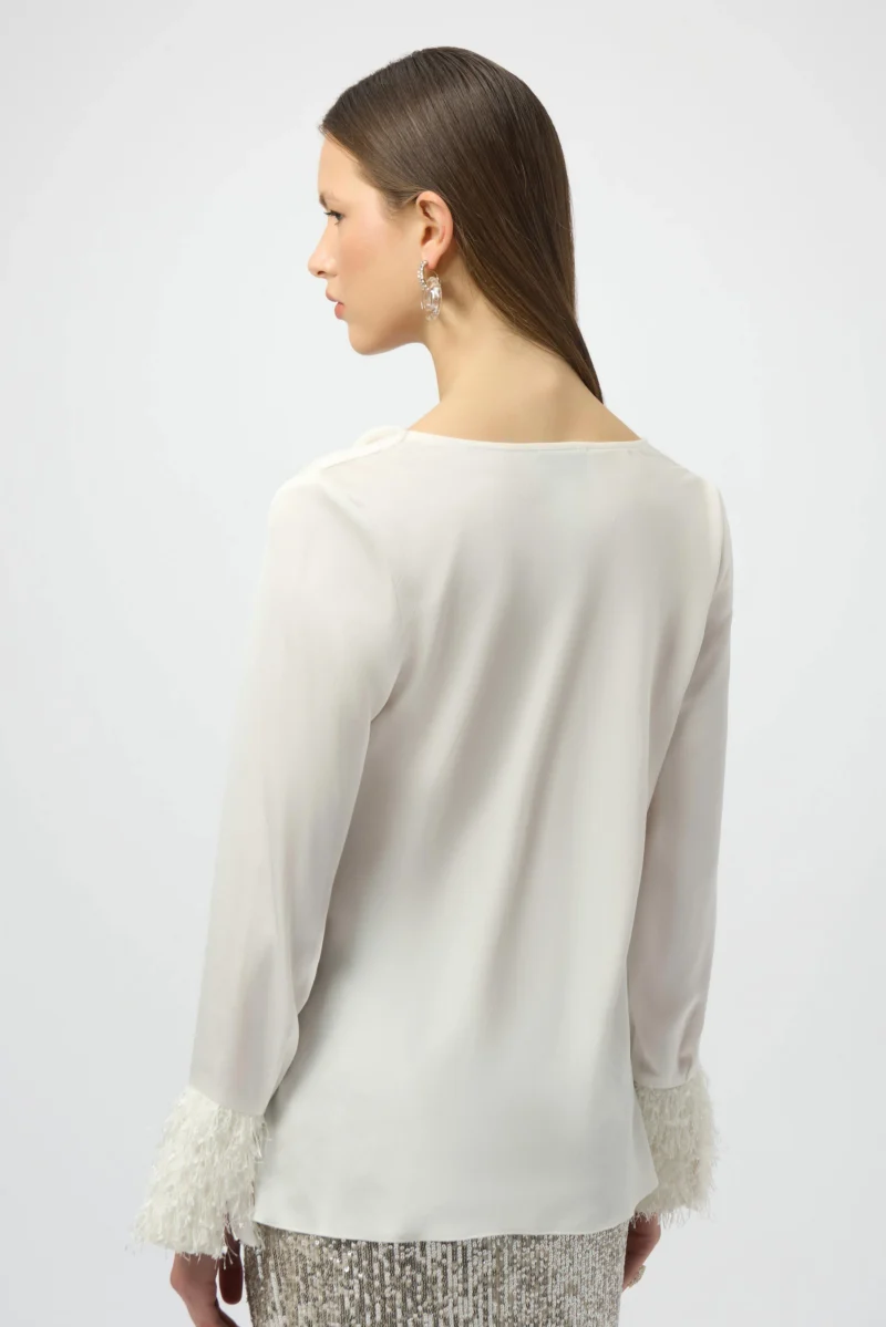 Bluse Hvit Sateng Joseph Ribkoff - Bilde 6