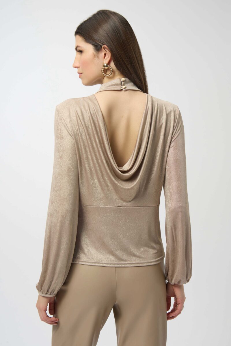 Topp Gold Drape Joseph Ribkoff - Bilde 2