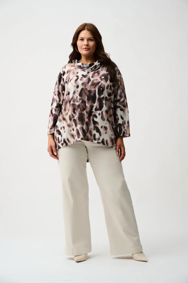 Classic Wide Leg Pull-On Jeans Ecru Joseph Ribkoff - Bilde 7