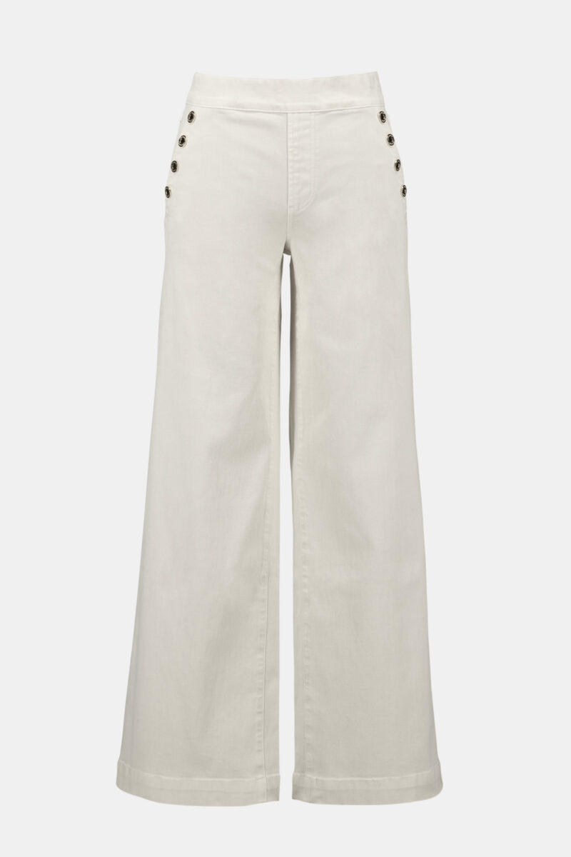 Classic Wide Leg Pull-On Jeans Ecru Joseph Ribkoff - Bilde 2