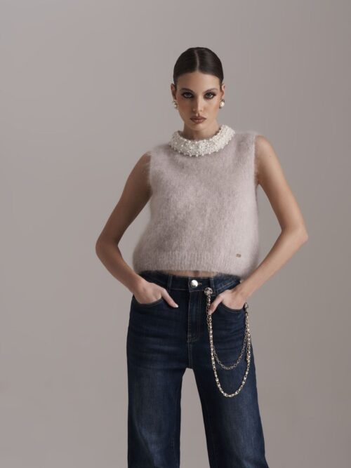 Vest Alpaca Lux Nude PHO Firenze