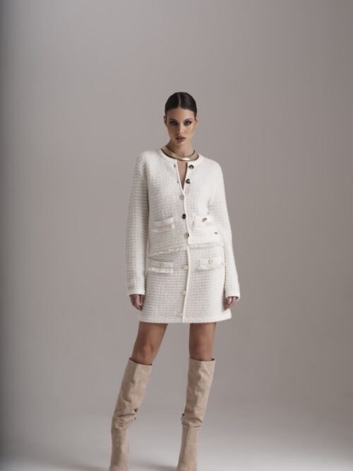 Jakke Cardigan Offwhite PHO Firenze