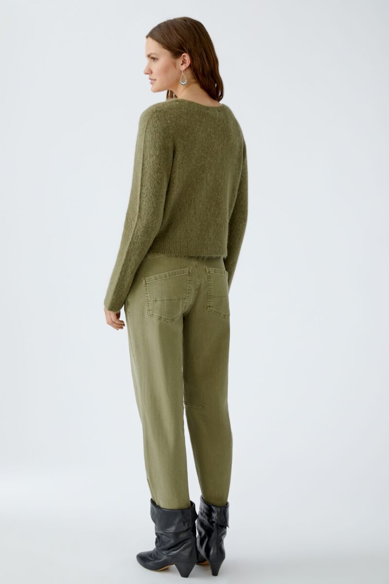 Cardigan Burnt Olive Oui - Bilde 4