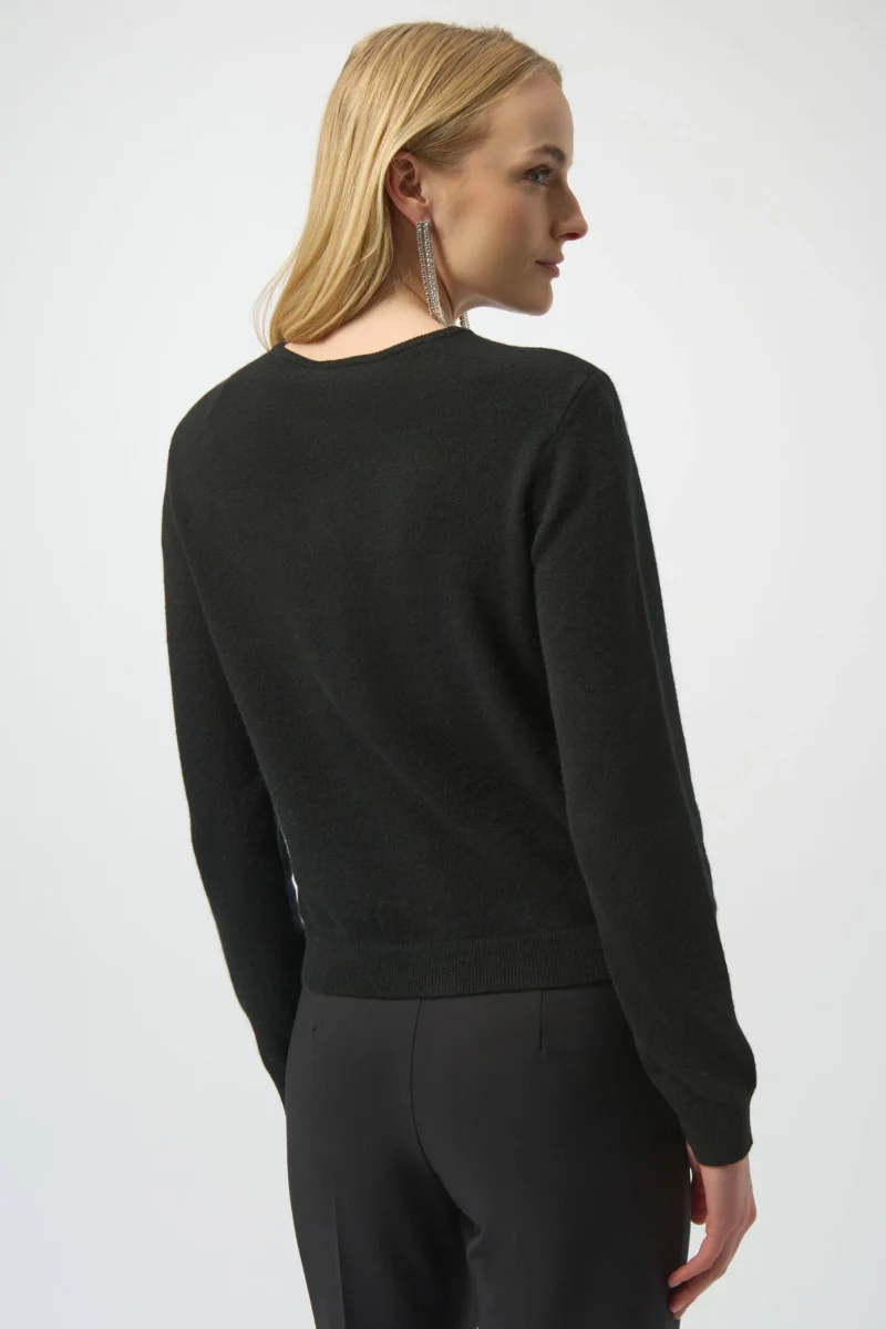 Cardigan Cashmere Sort Joseph Ribkoff - Bilde 5