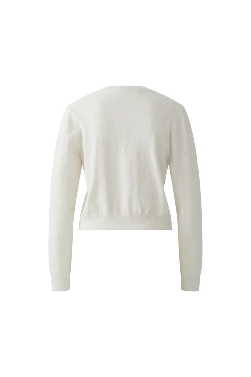 Cardigan Rysjer Beige Oui - Bilde 9