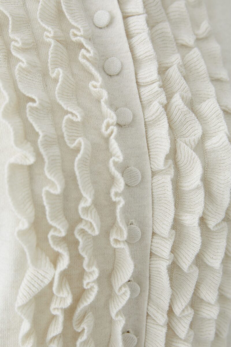 Cardigan Rysjer Beige Oui - Bilde 8