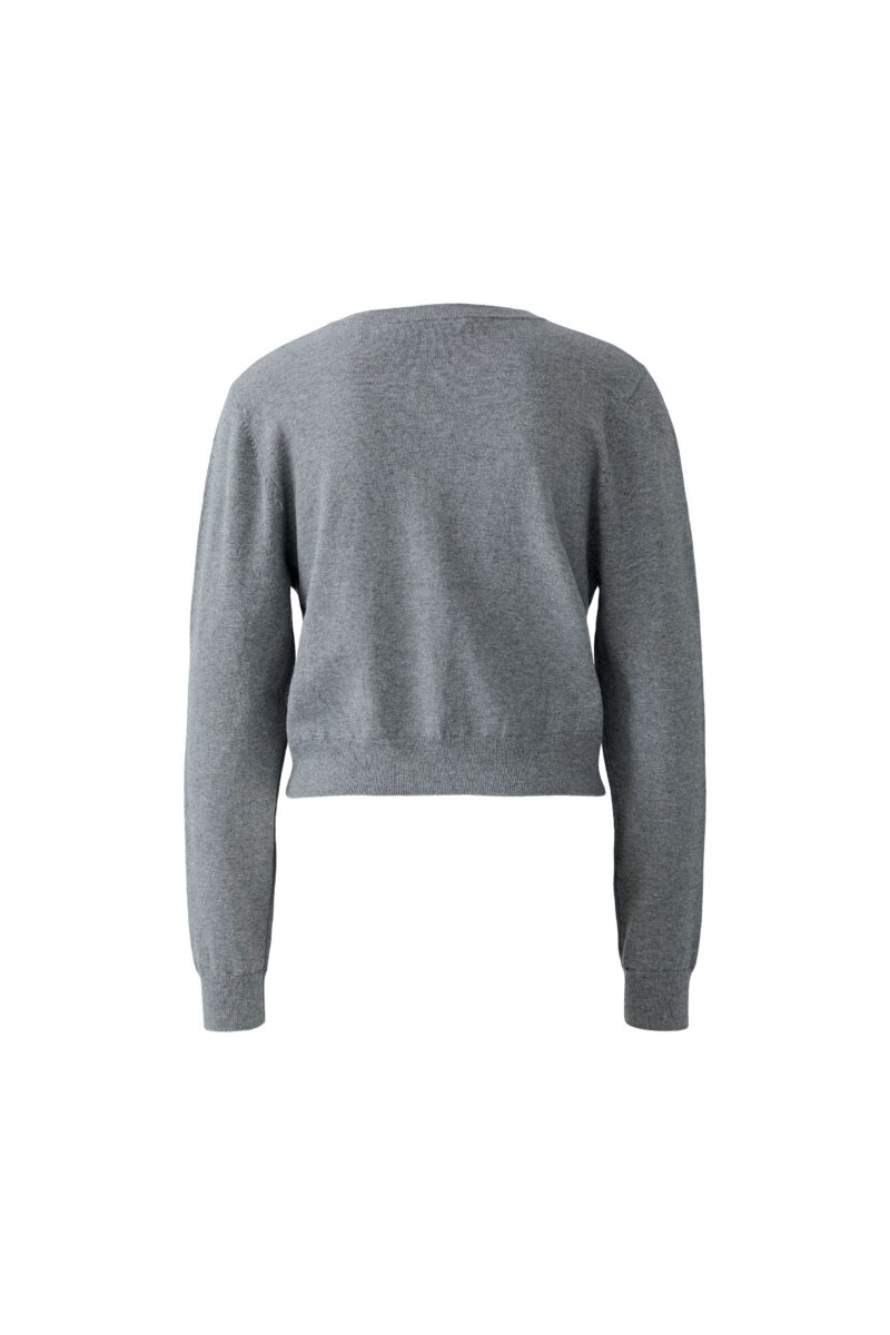 Cardigan Rysjer Grey Oui - Bilde 2