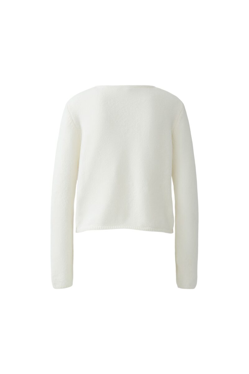 Cardigan Sløyfe Offwhite Oui - Bilde 8