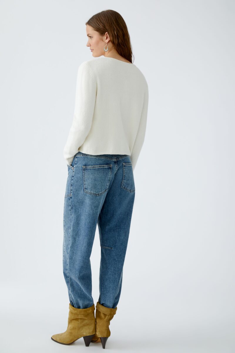Cardigan Sløyfe Offwhite Oui - Bilde 6