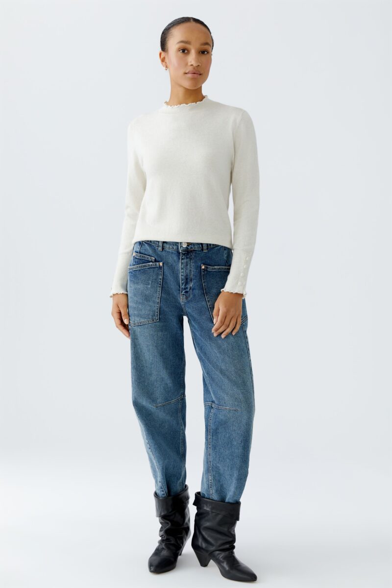 Genser Turtle neck beige Oui - Bilde 6