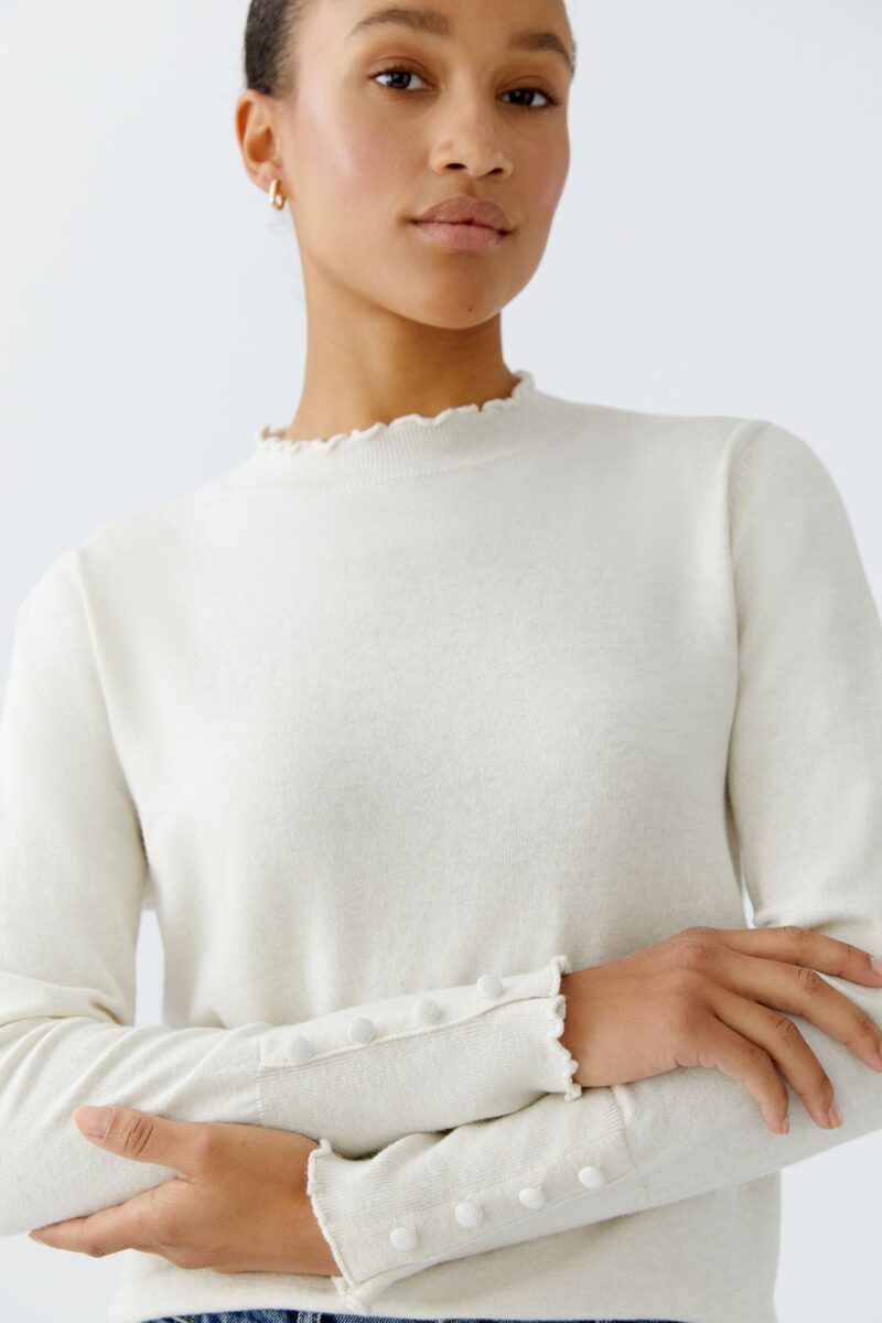Genser Turtle neck beige Oui