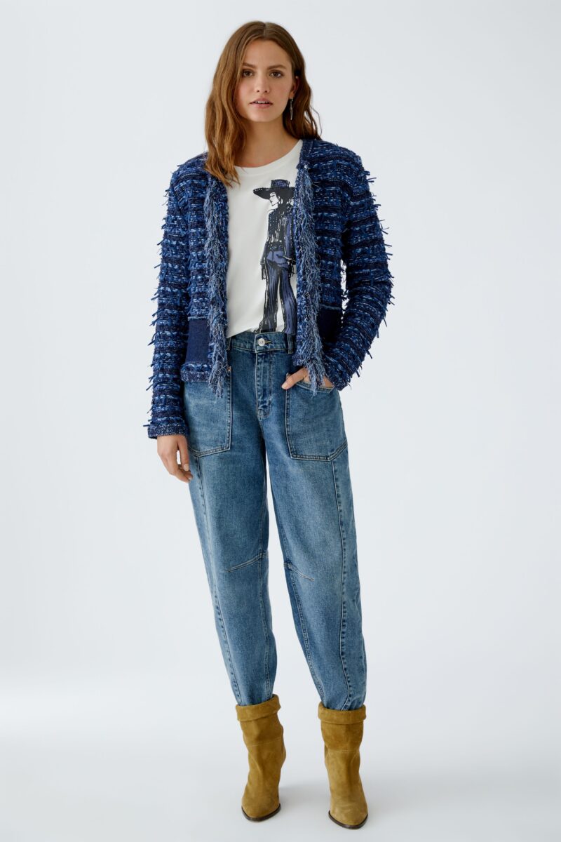 Jakke denim blue Oui - Bilde 7