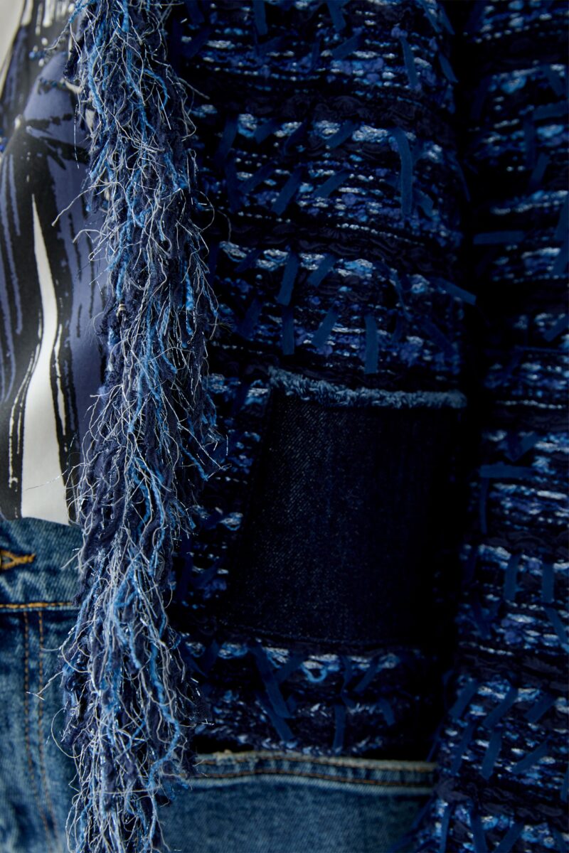 Jakke denim blue Oui - Bilde 3