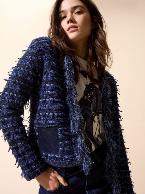 Jakke denim blue Oui