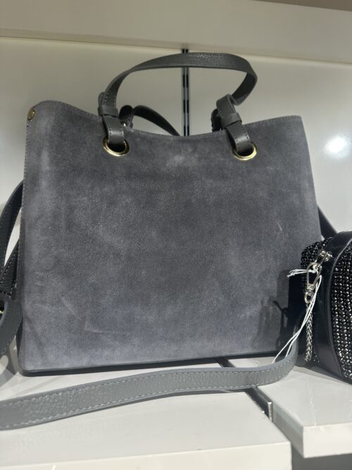 Veske semsket shopper grå