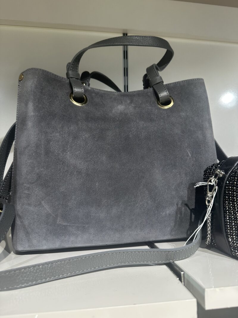 Veske semsket shopper grå