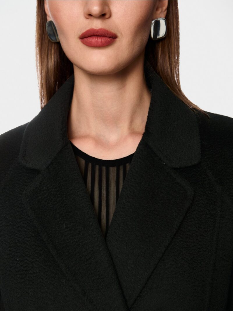 Kåpe Wool Black Marc Cain - Bilde 8