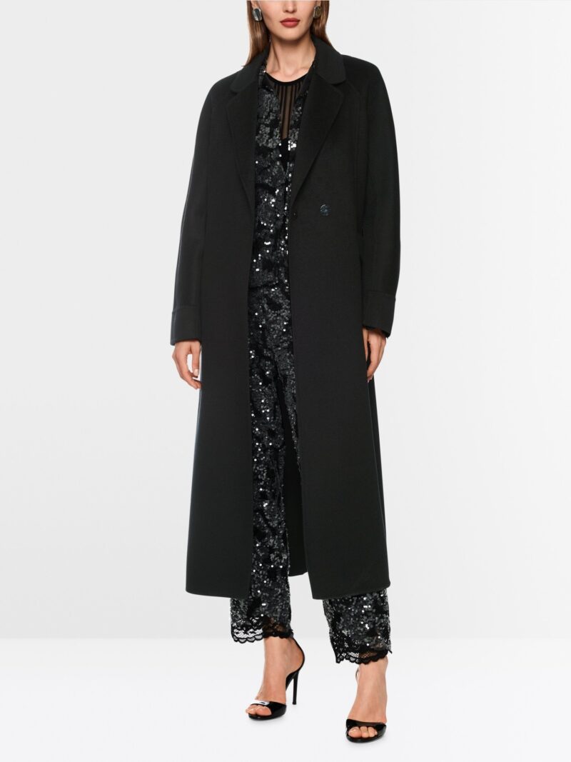 Kåpe Wool Black Marc Cain - Bilde 5