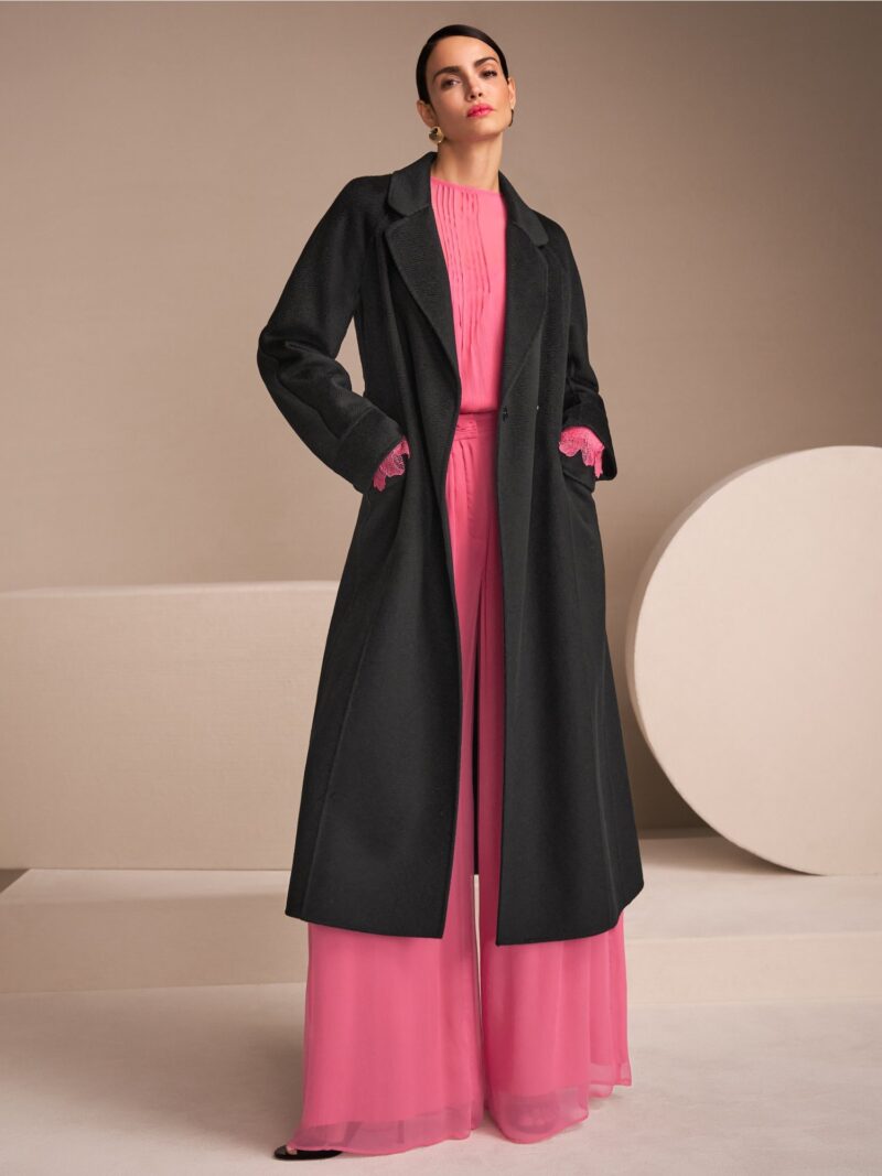 Kåpe Wool Black Marc Cain - Bilde 3