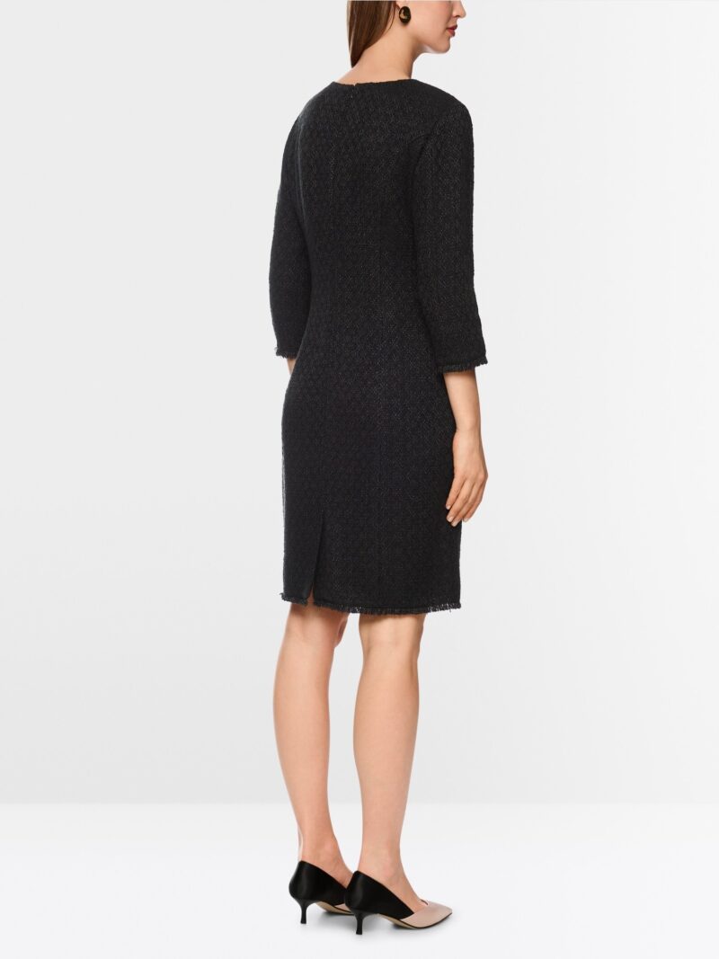 Kjole Bouclé Black Marc Cain - Bilde 3