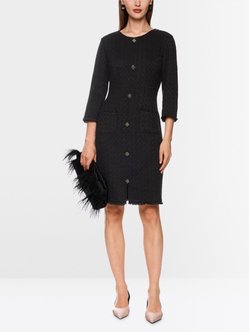 Kjole Bouclé Black Marc Cain - Bilde 2