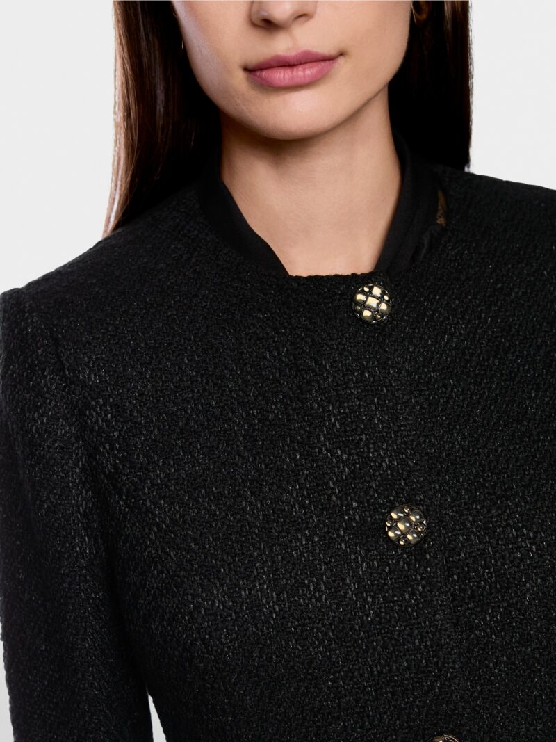 Jakke Bouclé Black Marc Cain - Bilde 4