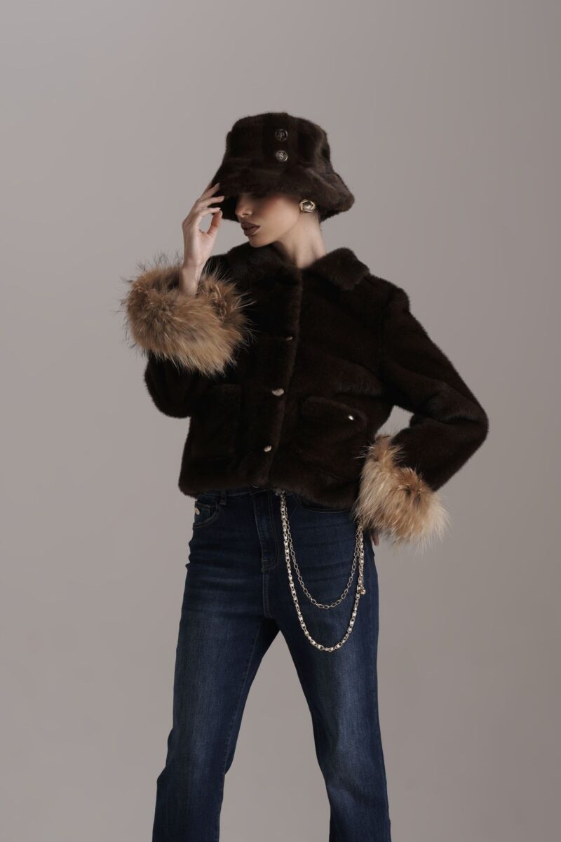 Fuskepels Jakke Mink PHO Firenze