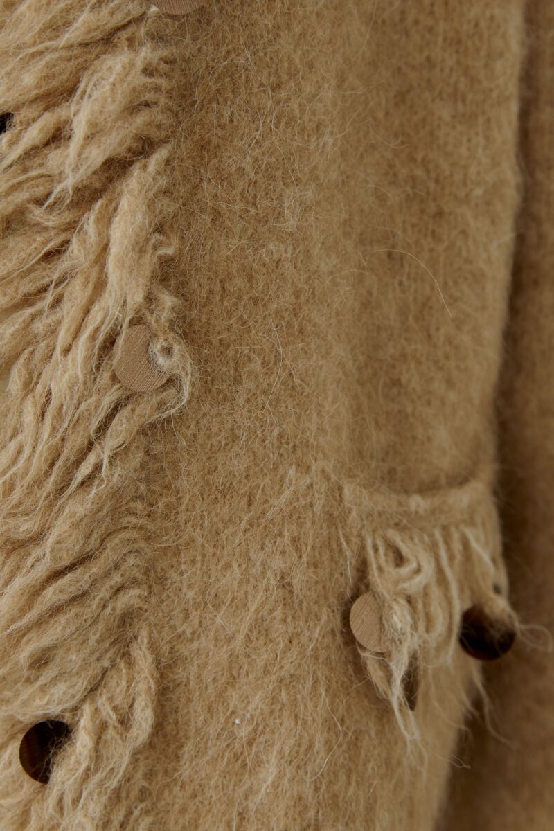 Cardigan Alpaca Beigemel Oui - Bilde 7