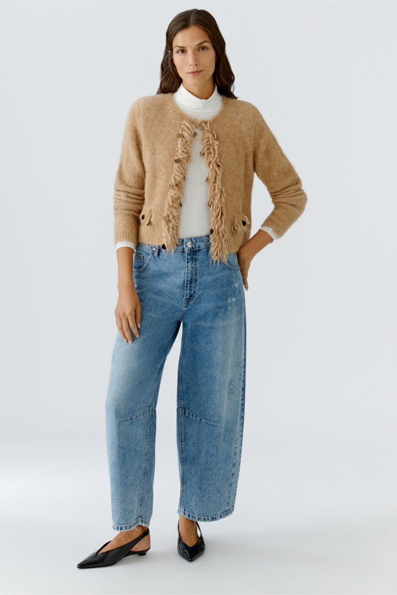 Cardigan Alpaca Beigemel Oui - Bilde 6