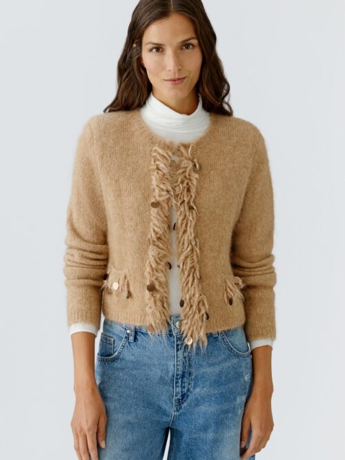 Cardigan Alpaca Beigemel Oui