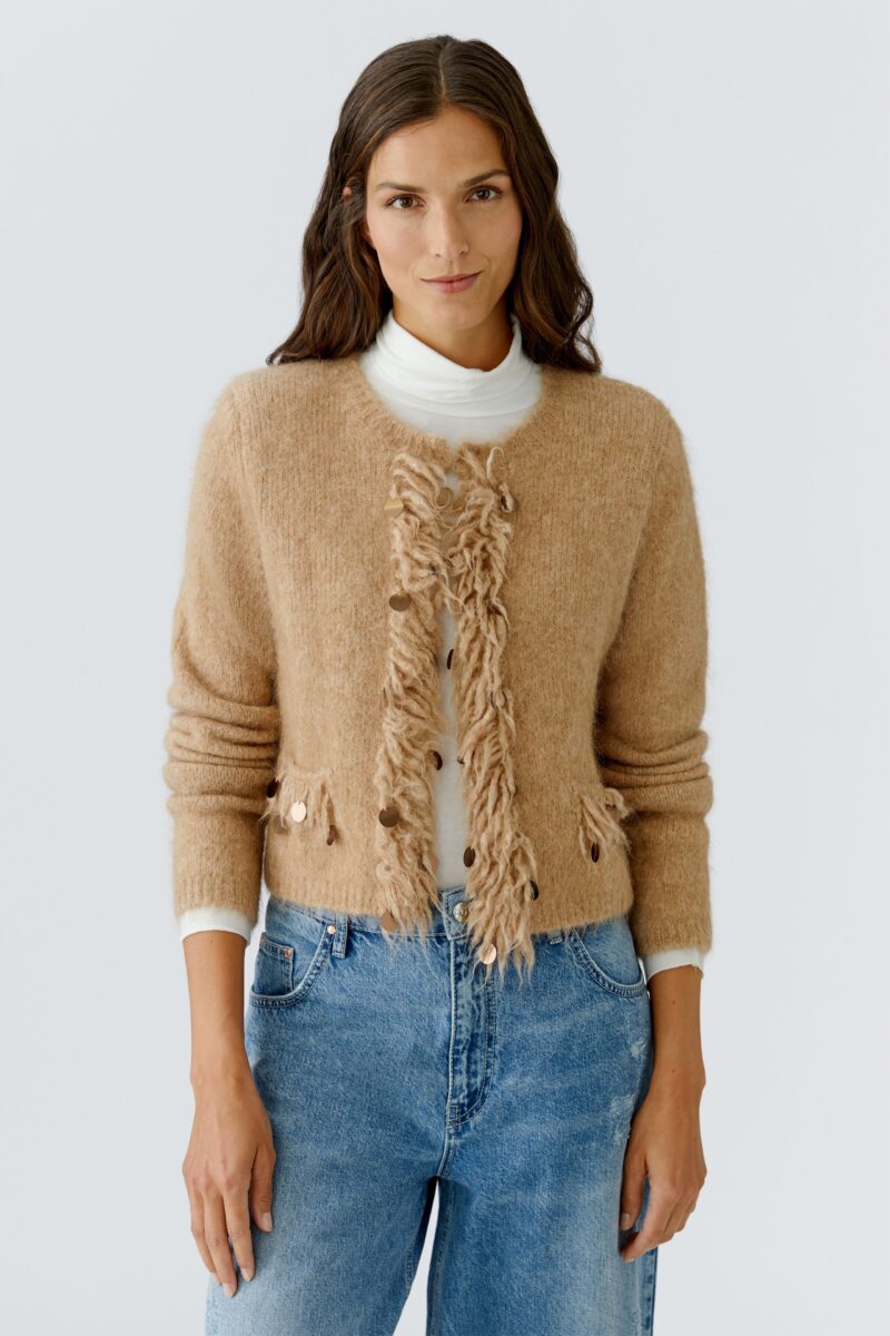 Cardigan Alpaca Beigemel Oui