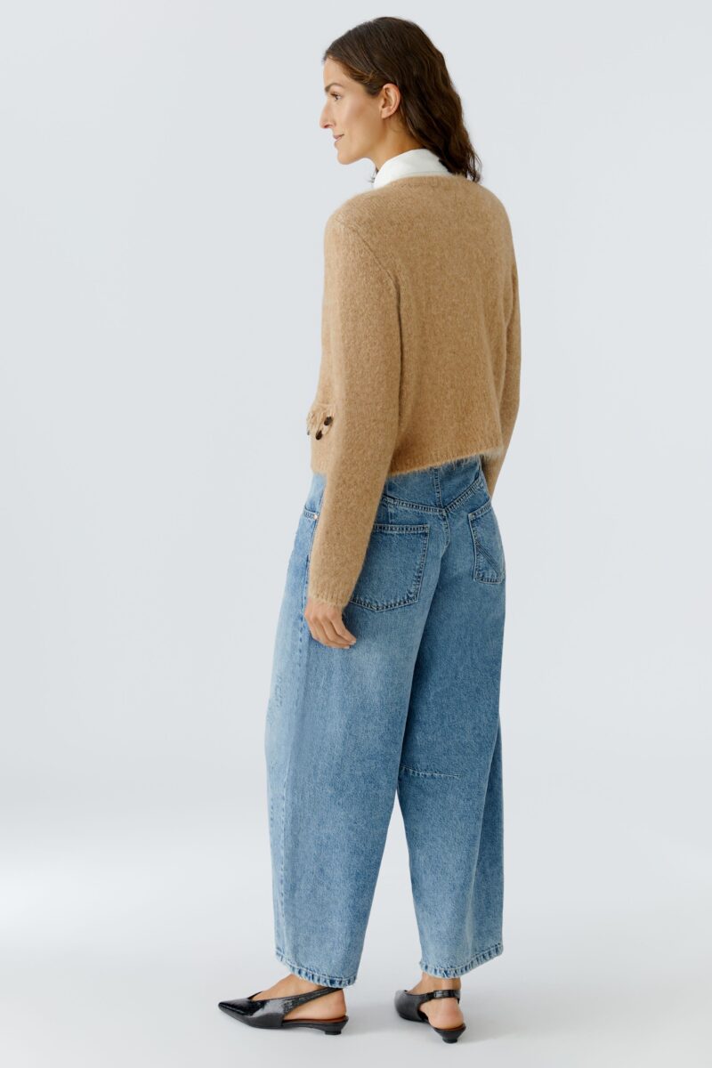 Cardigan Alpaca Beigemel Oui - Bilde 5