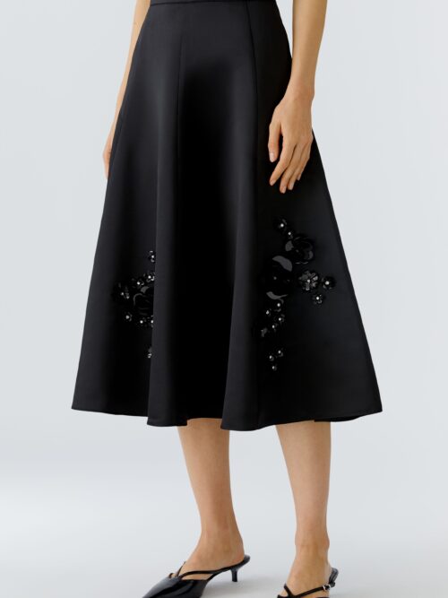 Skjørt A-line Black Oui