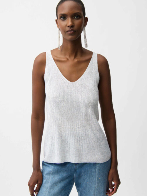 Topp Sparkle White Joseph Ribkoff