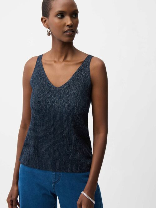 Topp Sparkle Navy Joseph Ribkoff