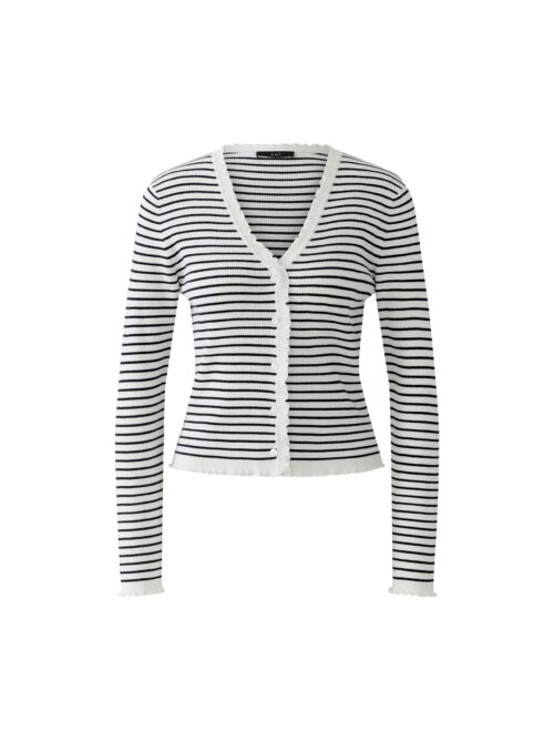Cardigan Striper Navy Oui