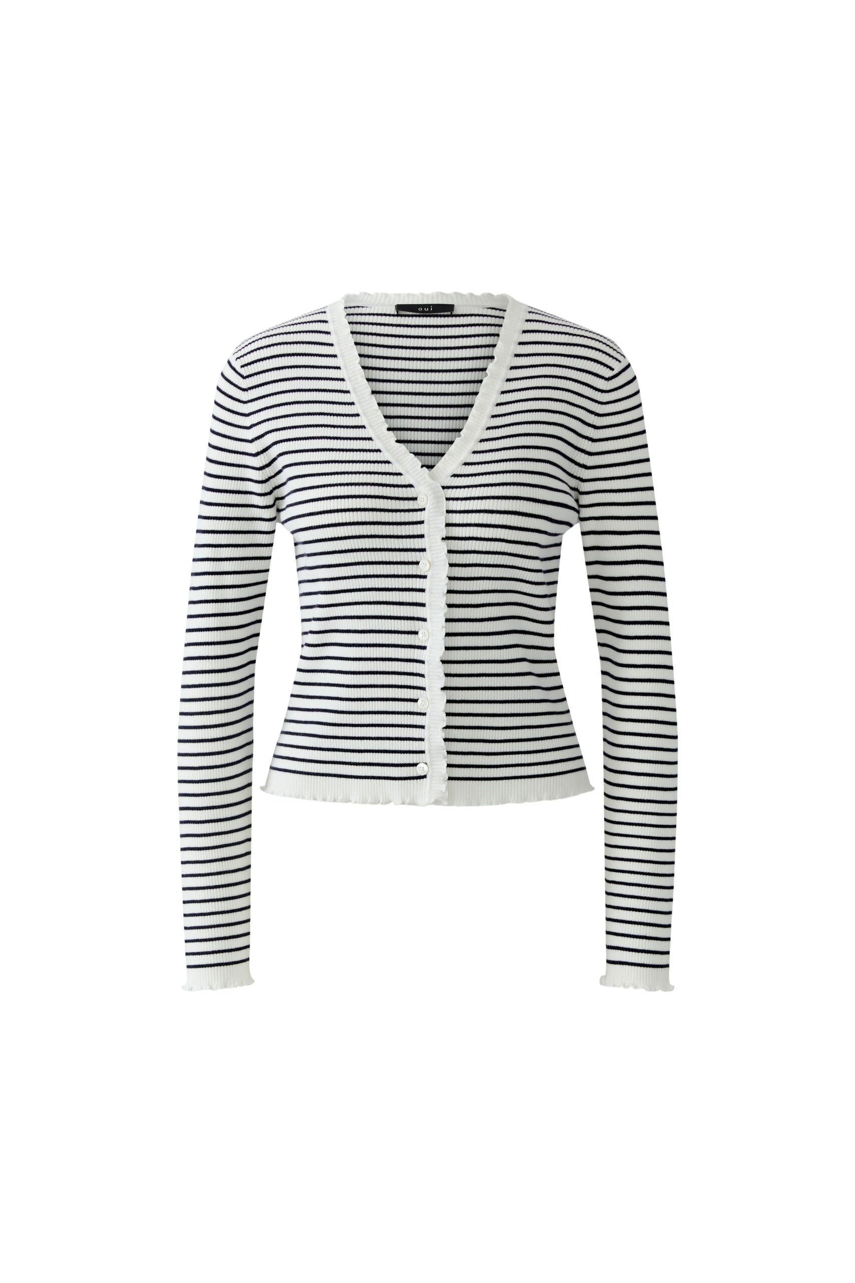 Cardigan Striper Navy Oui