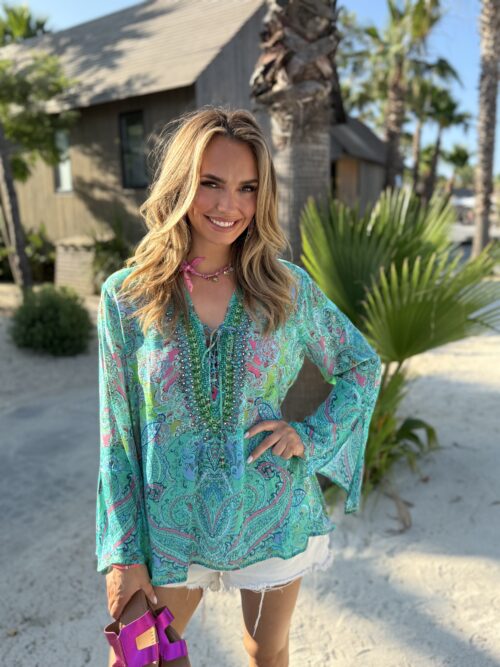 Bluse Fanny Azur Valery Vain